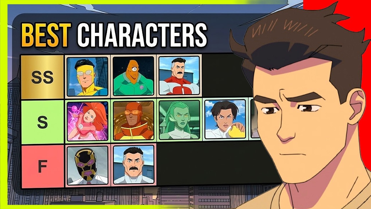 Invincible Power Ranking Ranking EVERY Invincible Character | Tier List - YouTube