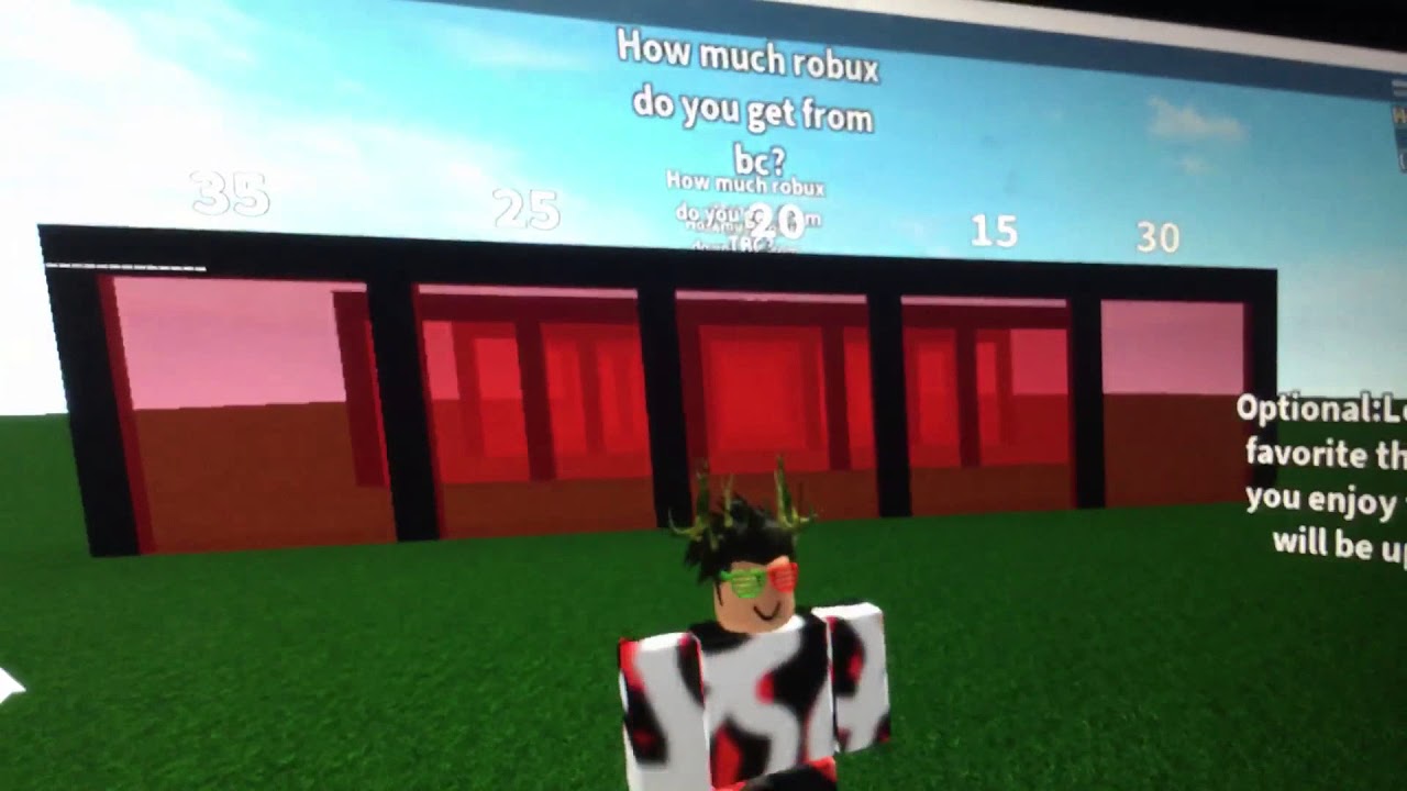 Roblox Quiz Robux Youtube - roblox quiz robux