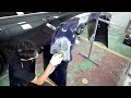 Dented bmw car bumper repair process korean car restoration master