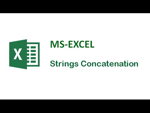 Excel Tips and Tricks - Strings Concatenation In Excel - Excel Formula