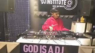 Youngest DJ Manit practice session at DJ INSTITUTE