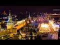 NEWSCOPTER - Beautiful Moscow Nights 4К Aerial. Новогодняя Москва 2016 с воздуха 4К