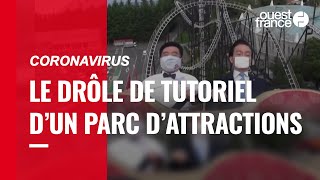 Face au coronavirus, le drôle de tutoriel d’un parc d’attractions japonais