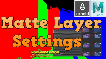 Maya Arnold Lighting For Beginner Complete Guide11 Matte Settings