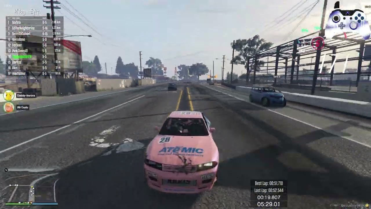 Racing Round Sandy Shores - Random All