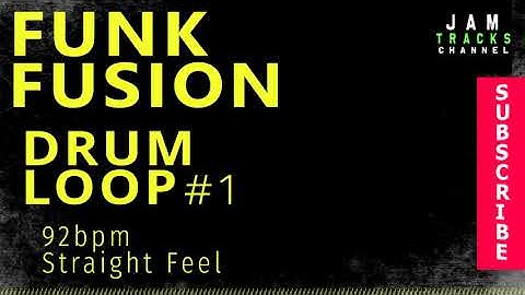 Funk Fusion Drum Loop #1 - Drum Loop / Practice Track