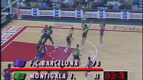 BARÇA-JOVENTUT (FINAL LLIGA 1990-91 / 4T PARTIT)