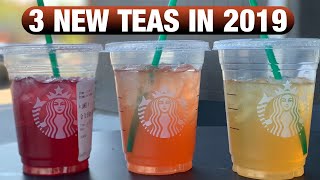 Starbucks: NEW Summer Teas Review! (Blueberry, Guava, & Peach)