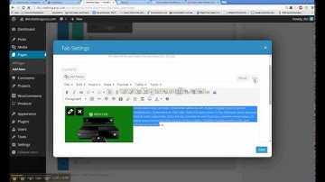 Divi How to Use The Tabs Module and Add Text Module