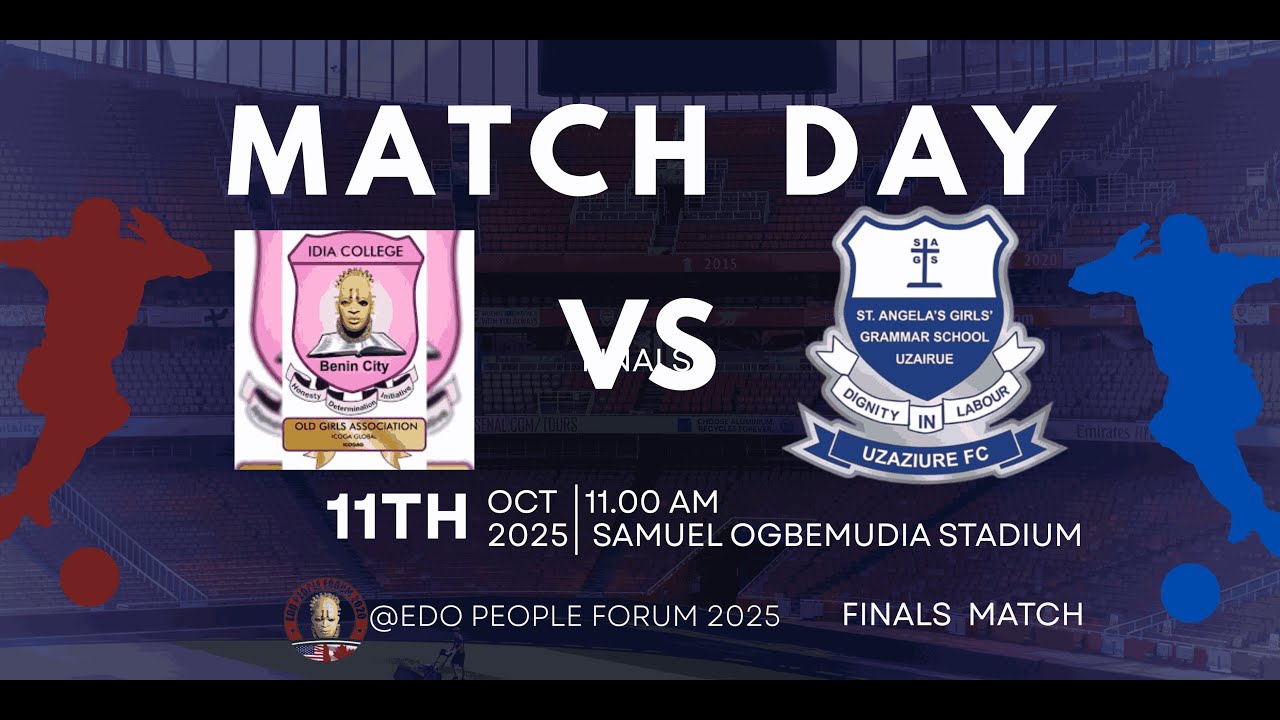 𝗠𝗔𝗧𝗖𝗛𝘿𝘼𝙔- - Idia College  vs. St Angela's Girls Grammar School