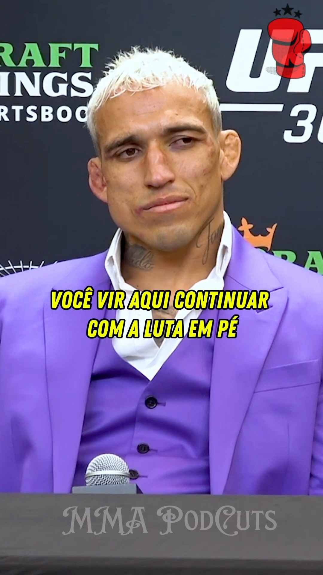 CHARLES OLIVEIRA LUTOU LESIONADO #mma #luta #boxe #ufc #foryou #shortsfeed #brasil