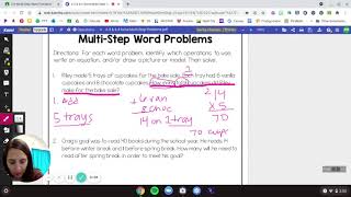 Multi-Step Word Problems Day 2