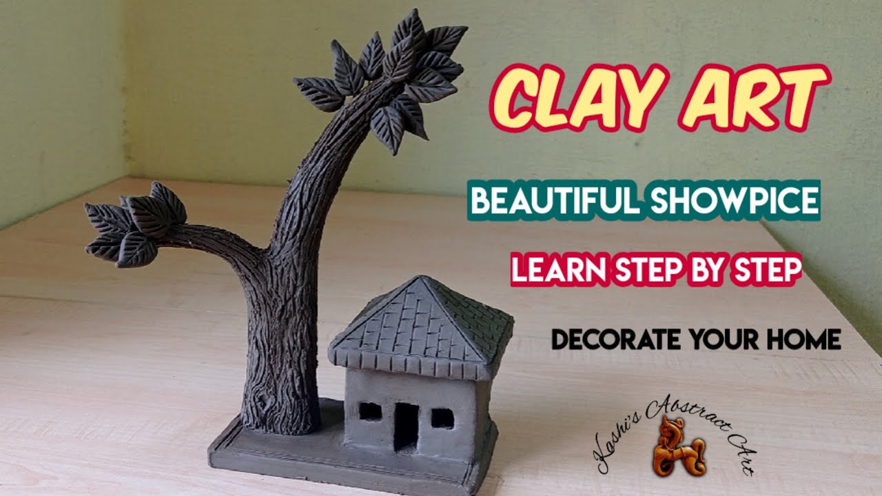 How to Make Abstract Clay Art Showpiece That Looks Professional ...