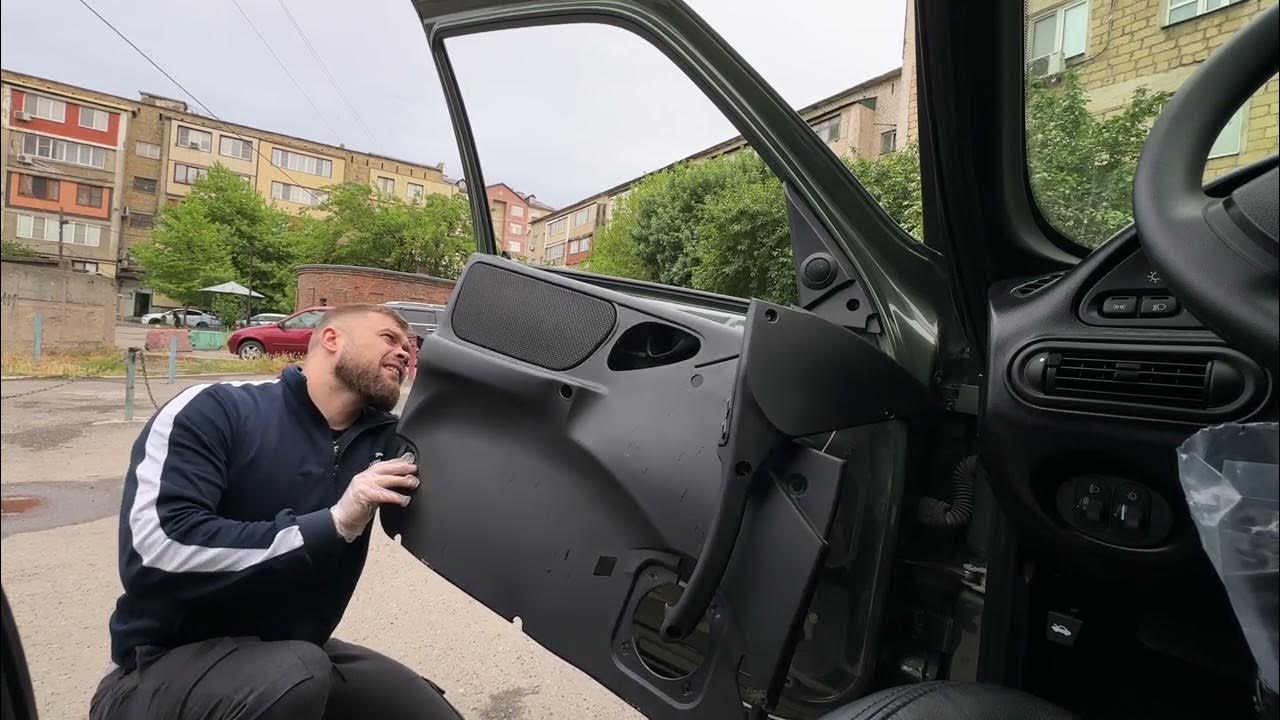 Заменил бархотки на ниве тревел. Внутренние уплотнители стекла. #нива # ...