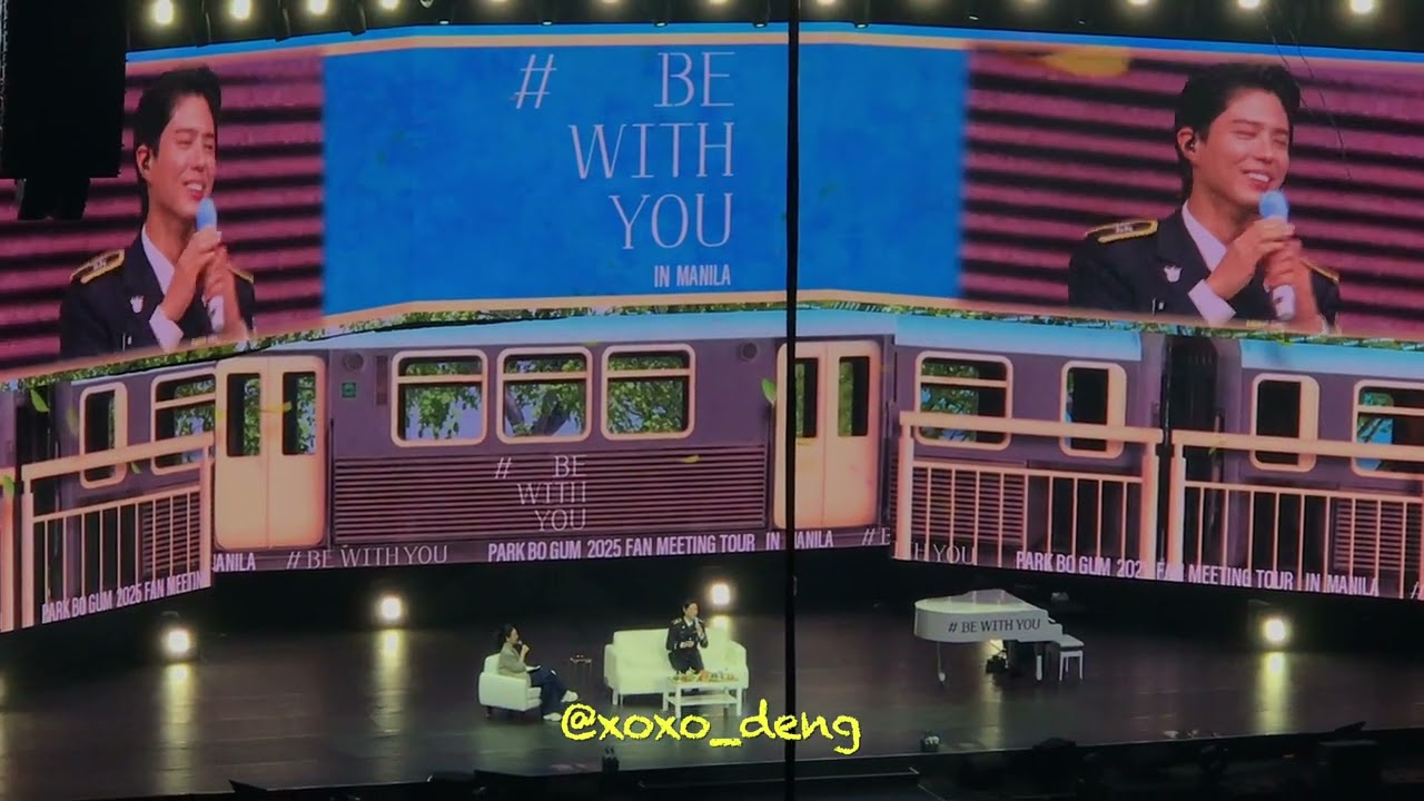 [20250822] Park Bogum # BE WITH YOU Fanmeeting Tour in Manila (Part 1)