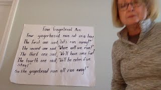 Four Gingerbread Men, Comprehension