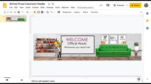 Bitmoji Virtual Classroom Tutorial