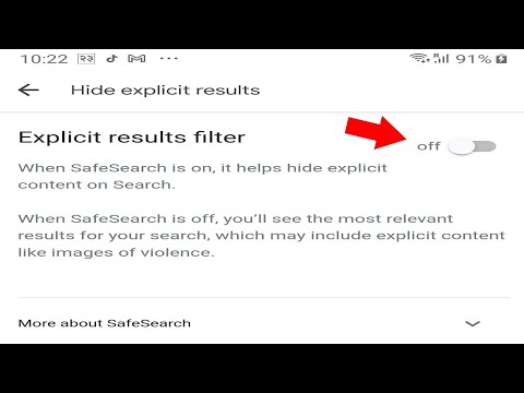 How to Turn Off Safe Search on Android To INCLUDE More Search Results 2022