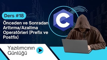 Ders #18 – Önceden ve Sonradan Arttırma/Azaltma Operatörleri (Prefix ve Postfix)