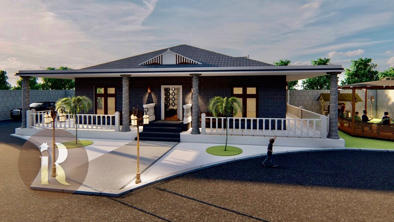 Cottage House Design | Full walkthrough - YouTube