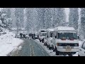 Fresh snowfall in baramulla town