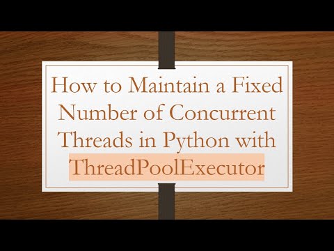 How to Maintain a Fixed Number of Concurrent Threads in Python with ThreadPoolExecutor