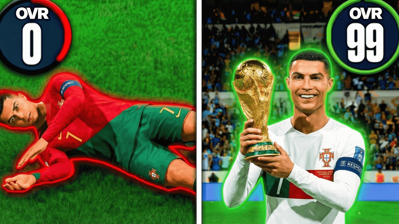 Каждый гол, забитый Роналду, дает +1 к характеристикам.