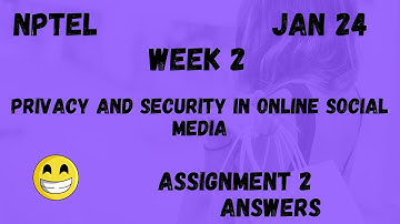 Privacy and Security in Online Social Media | Assignment 2 | NPTEL 2024