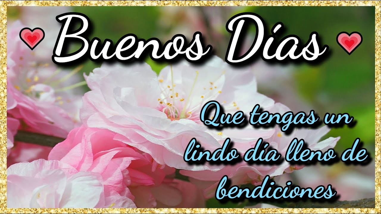 BUENOS DIAS 💐 Que tengas un lindo dia lleno de bendiciones 🙏🏼 No dudes  del amor de Dios - thptnganamst.edu.vn