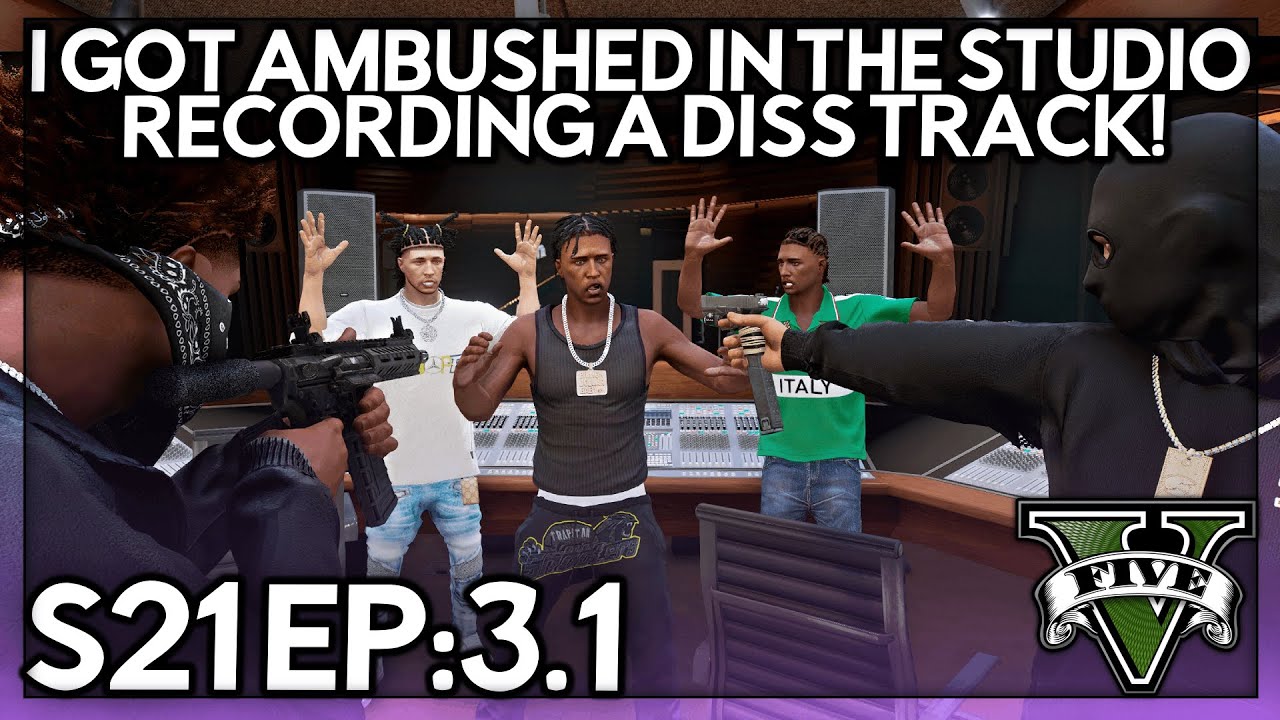 Episode 3.1: I Got Ambushed In The Studio Recording a Diss Track!| GTA RP | Grizzley World Whitelist