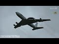 4k plane spotting at leeuwarden air base 19082021  extremely loud touch  gos by e3a awacs