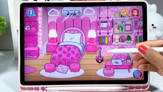 Decoração De Quarto Rosa No Jogo Towniz