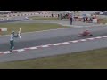 Go-Kart racer throws bumper at another racer after crash! #shorts