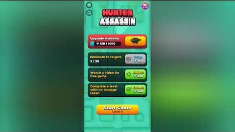 HUNTER ASSASSIN (LEVEL-4,5,6)