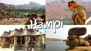 Grandiose Hampi, south vs north the river;state of Karnataka, India