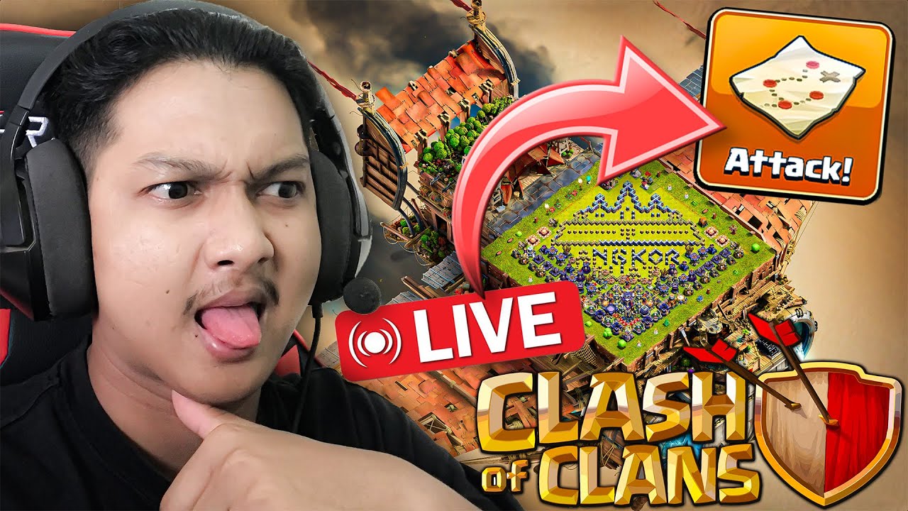 (⭕LIVE)​​​​  គេមកហើយ😡 | CLASH OF CLANS