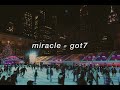 &quot;miracle&quot; - got7 but you&#39;re at an outside skating rink in the city during christmas time
