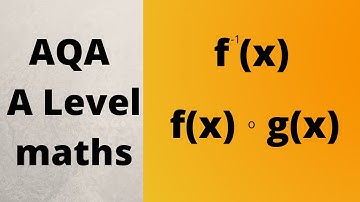 How to find inverse functions and compose functions || A Level Mathematics