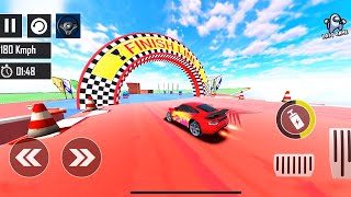 เกมส์รถแข่ง Mega Ramp Car Racing Stunts ขับรถแข่งลอยฟ้า เกมมือถือสนุก screenshot 3