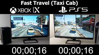 GTA V - PlayStation 5 vs Xbox Series X - Startup and Load Times Comparison