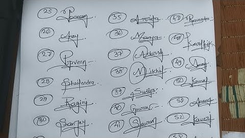 Top commented Names Signatures || Live Signatures Creation #signature #viralvideo # #trending 