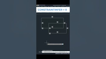 CONSTRAINTINFER  #autocadtutorial  #autocadtips  #autocadarchitecture