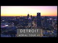 Downtown Detroit -  4K AERIAL DRONE