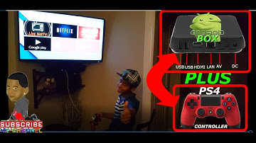 HOW TO HOOK UP A PS4 CONTROLLER TO AN ANDROID BOX||play Asphalt 8 an more!