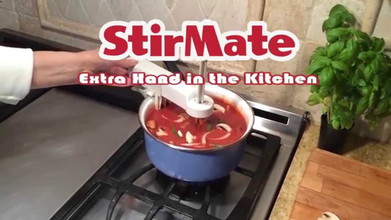 Stirmate Smart Pot Stirrer Hands Stirring Rechargeable 12 Hour Run