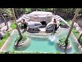 Build Beautiful Swimming pool & House Crab (Full Video)