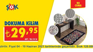 Dokuma Kilim hem ŞOK'ta hem de Cepte ŞOK'ta #ŞOKUcuz!