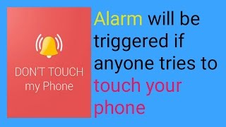 Special Mobile Security App Dont Touch My-Hindi