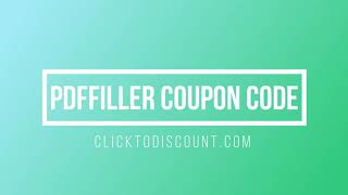 pdfFiller Coupon Codes - pdfFiller.com Discount & Promo Code