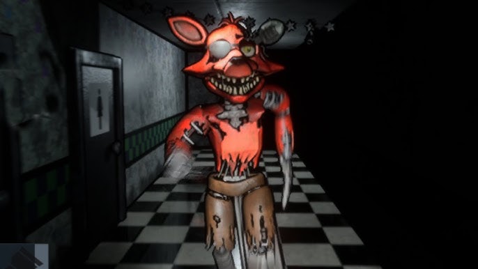 FNAF 2 Playable Animatronics Playing As Withered Foxy (No Commentary) -  Squishy Main 